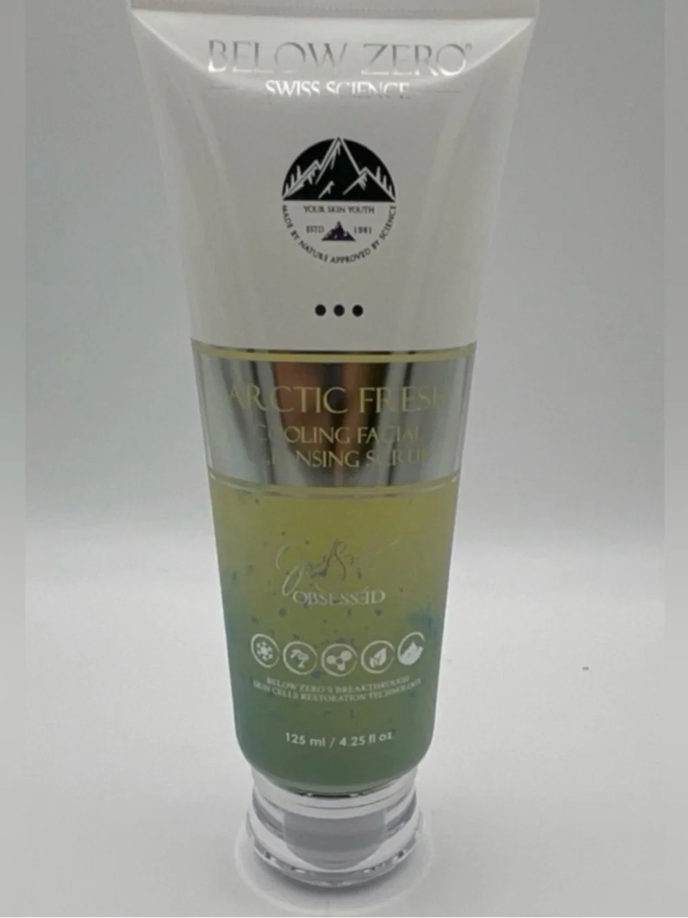 Below Zero Arctic Fresh Cooling Facial Cleansing Scrub ~ Retail $150